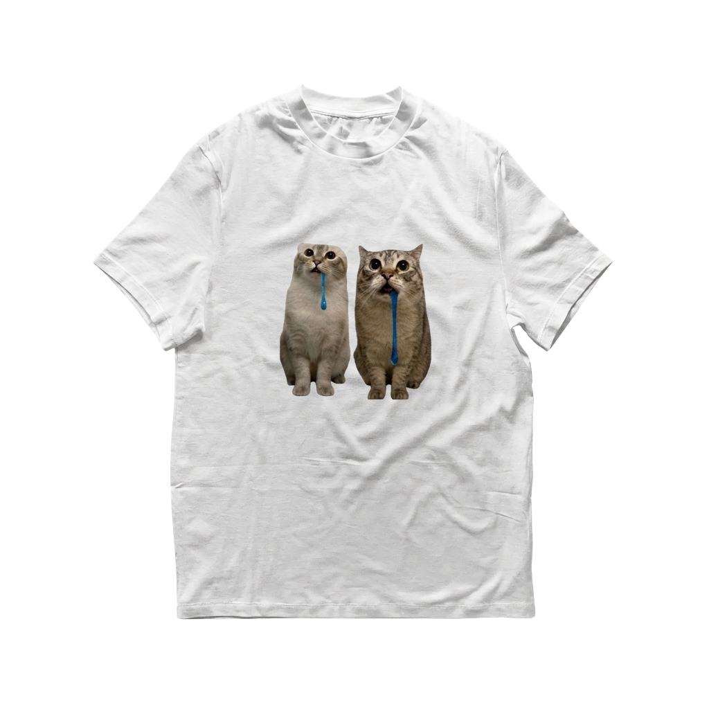 Unisex Drooling Cat Tee