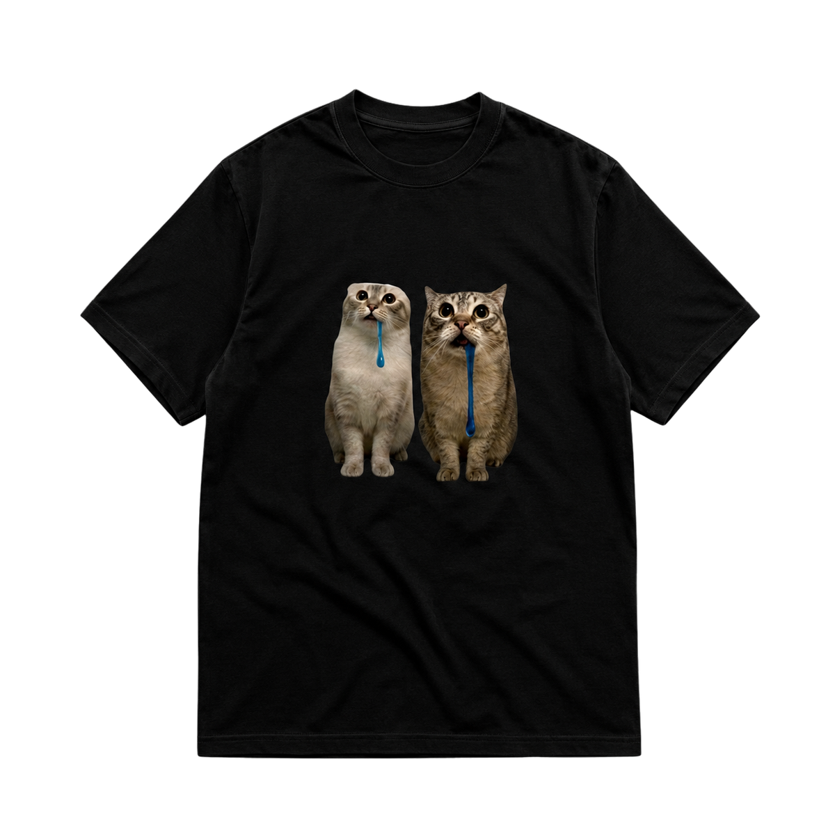 Unisex Drooling Cat Tee