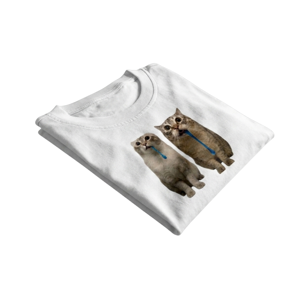 Unisex Drooling Cat Tee
