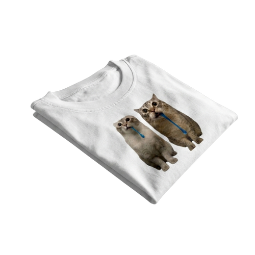 Unisex Drooling Cat Tee