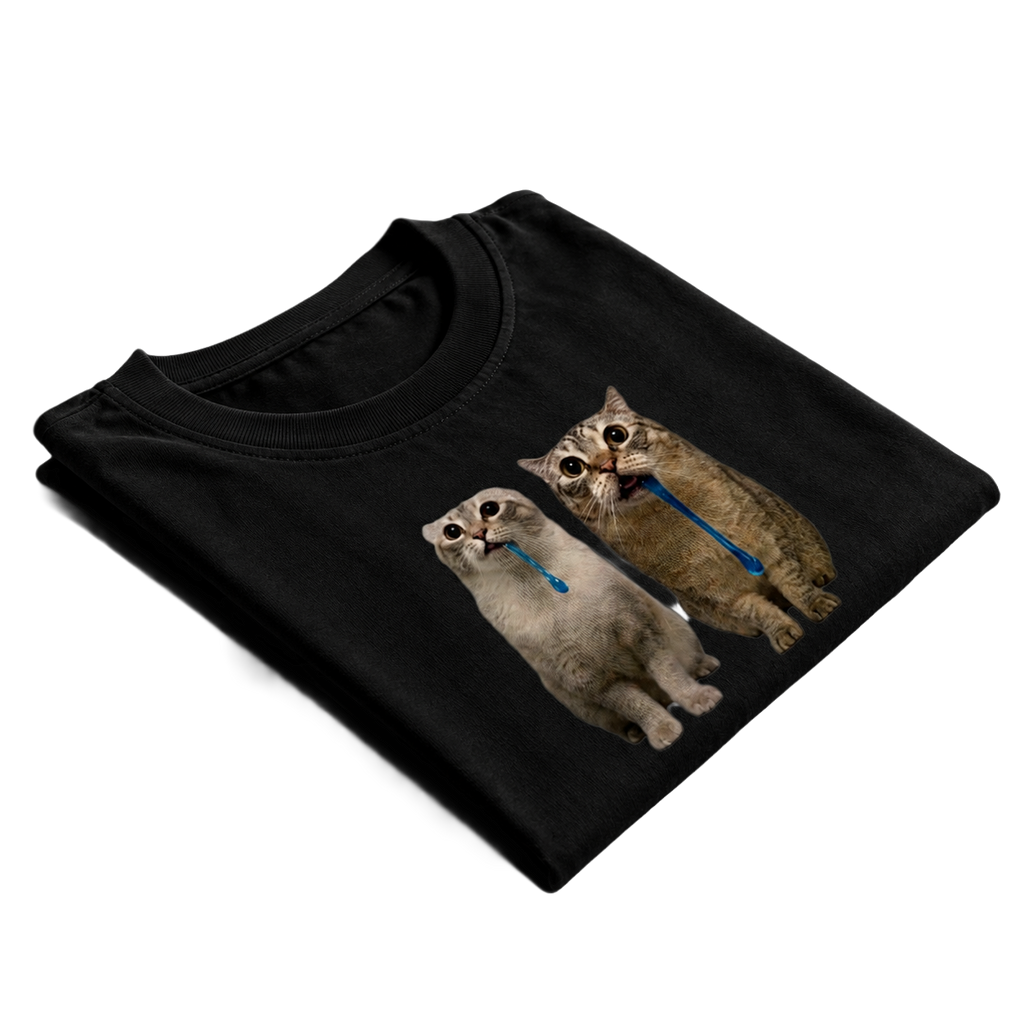 Unisex Drooling Cat Tee